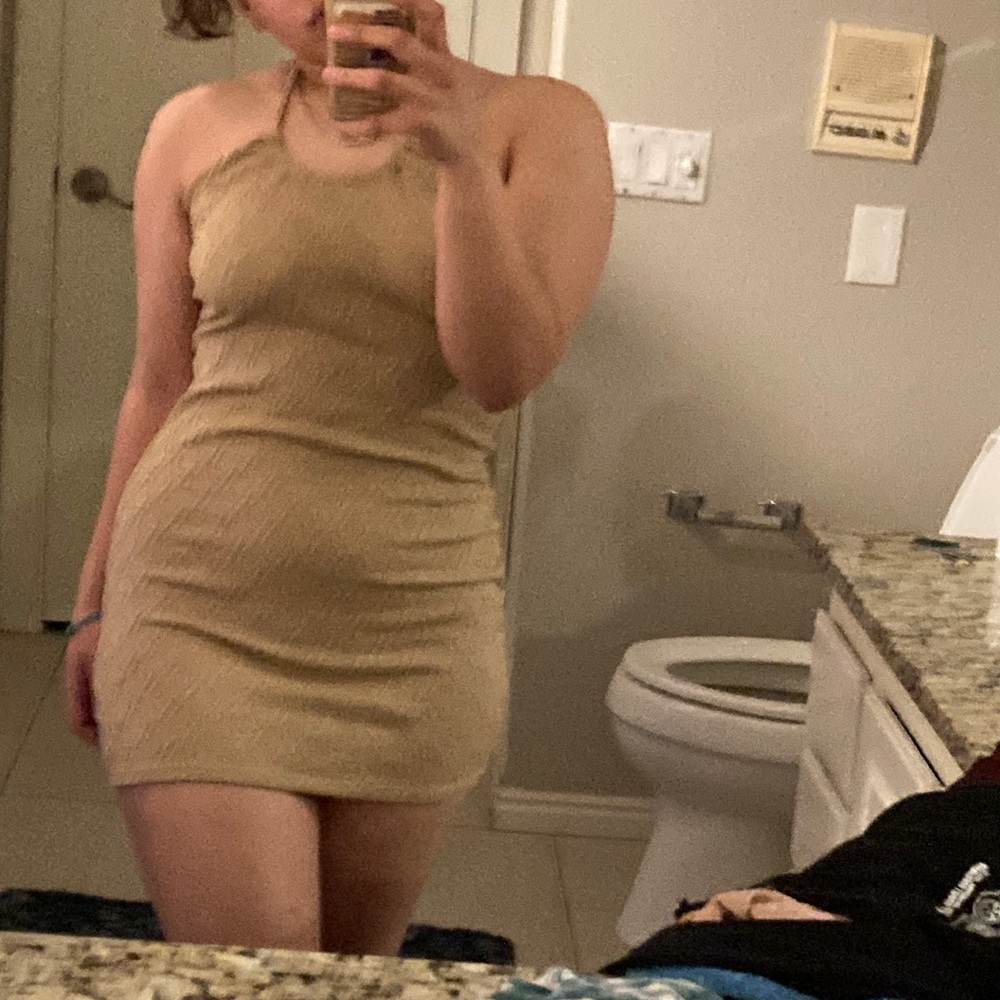Cute mini body con dress, H&M size M